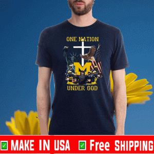 Michigan Wolverines one nation under God Classic T-Shirt