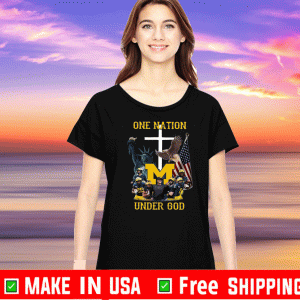 Michigan Wolverines one nation under God Classic T-Shirt