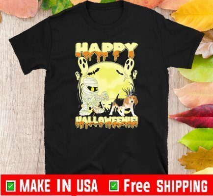 Mummy And Dog Happy Halloweenie 2020 T-Shirt