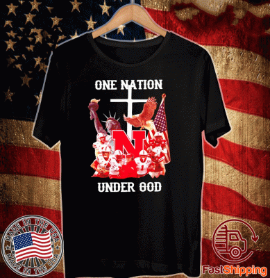 Nebraska Cornhuskers One nation under god Unisex T-Shirt