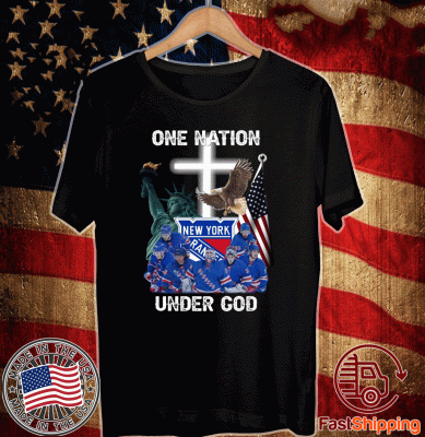 Logo NY - New York Rangers one nation under God shirt