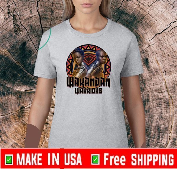 Nice Marvel Black Panther Movie Warrior Circle Graphic Official T-Shirt