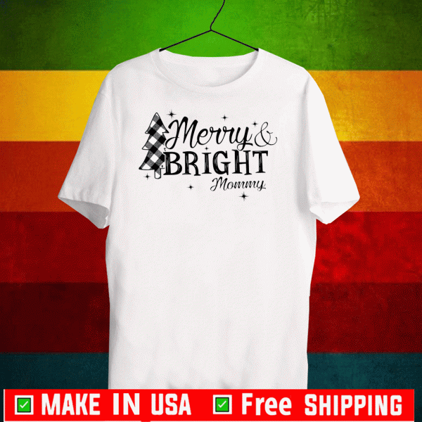 Merry and Bright Christmas Shirt - Mery Christmas Tree 2020 T-Shirt