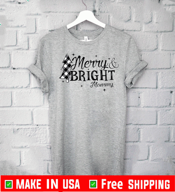 Merry and Bright Christmas Shirt - Mery Christmas Tree 2020 T-Shirt