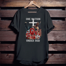 Oklahoma Sooners one nation under god Flag US 2020 T-Shirt