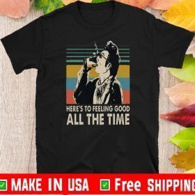 Cosmo Kramer Here’s To Feeling Good All The Time Vintage Tee Shirts