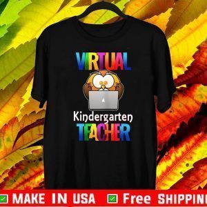 Virtual Kindergarten Teacher Apple T-Shirt