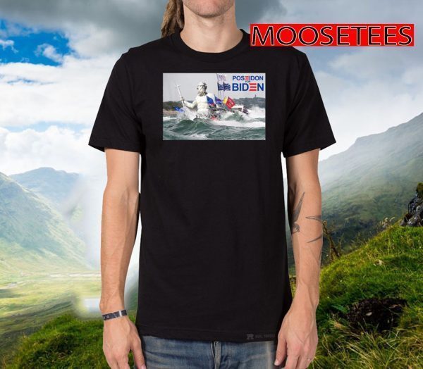 Poseidon for Biden funny Anti Trump rally sinking boats Tee Shirts