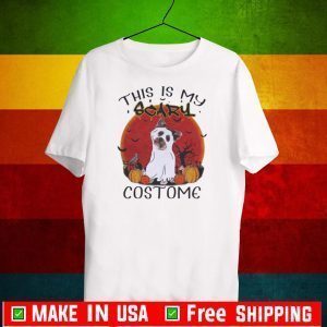 Premium Halloween Yorkie This Is My Scary Costome 2020 T-Shirt