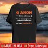 QAnon, Anti Trump - Anti-Populist T-Shirt