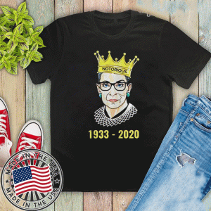 Rbg Rip Ruth Bader Ginsburg 1933-2020 T-Shirt