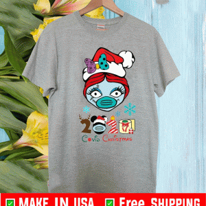 Sally with Mask Covid Christmas 2020 Shirts, Disney Sally Christmas family Funny 2020 T-Shirt