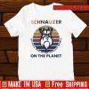 Schnauzer Official Dog Of The Coolest People On The Planet Vintage 2020 T-Shirt