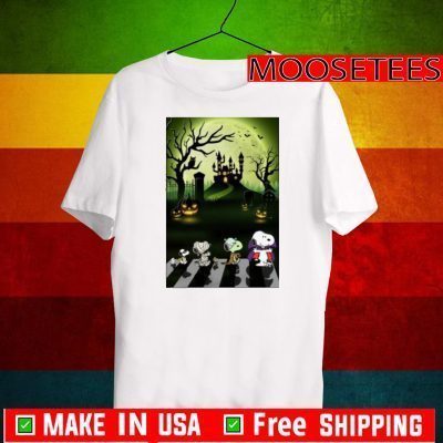 Snoopy Abbey Road Halloween Tee Shirts