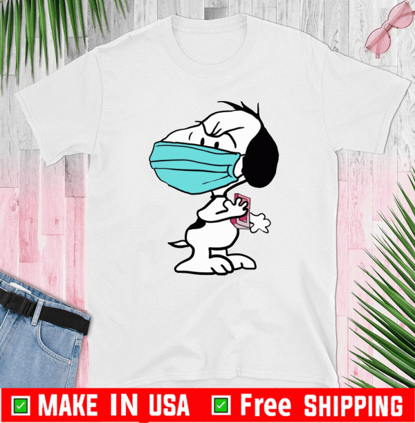 Snoopy Face Mask Quarantined Shirt