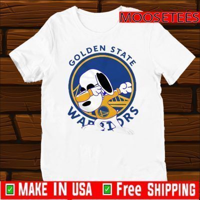 Snoopy Golden State Warriors Tee Shirts