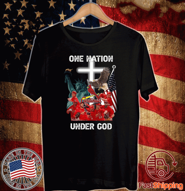 St. Louis Cardinals one nation under God Tee Shirts