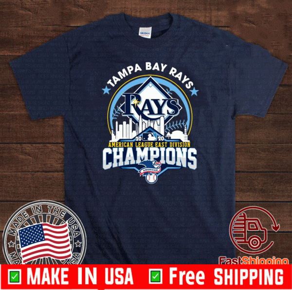 Tampa Bay Rays American League East Division Champions 2020 T-Shirt