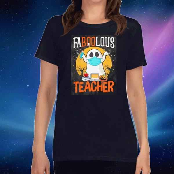 Teacher Faboolous teacher Halloween school Custom T-Shirt