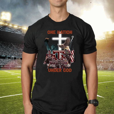 Logo Trademark Texas A&M Aggies one nation under God Shirt