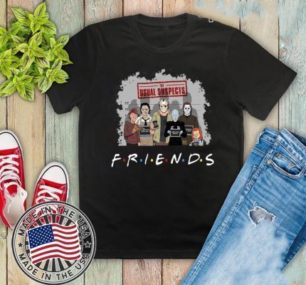 The usual suspects Horror movie characters friends T-Shirt