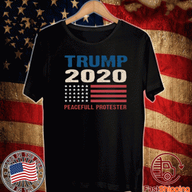 Trump Peaceful Protester Flag US T-Shirt