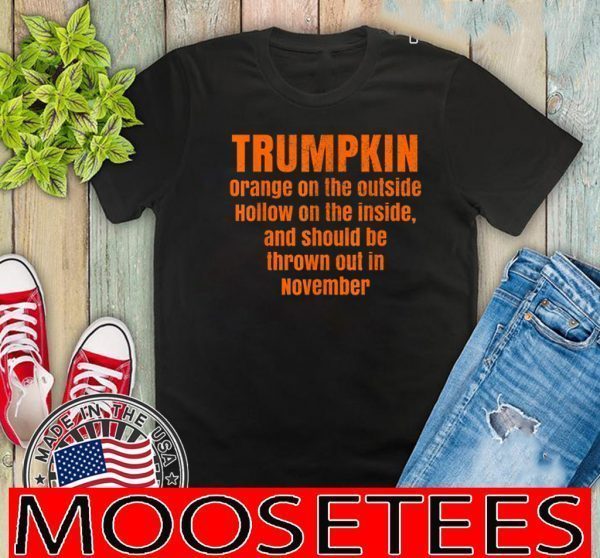 Trumpkin Halloween Anti-Trump Pro Biden Democrat 2020 T-Shirt