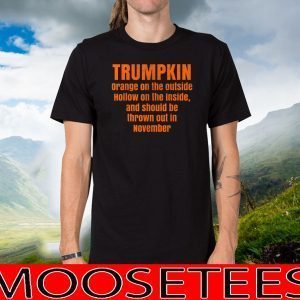Trumpkin Halloween Anti-Trump Pro Biden Democrat 2020 T-Shirt