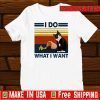 Tuxedo Kitty I Do What I Want Vintage 2020 T-Shirt