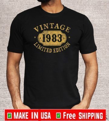 37 years old - 37th Limited Birthday Anniversary 1983 2020 T-Shirt