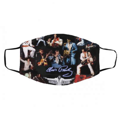 Elvis Presley Singer Face Mask
