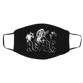Logo AC-DC Band Face Mask