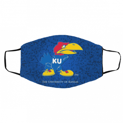 Kansas Jayhawks The University Of Kansas Face Masks
