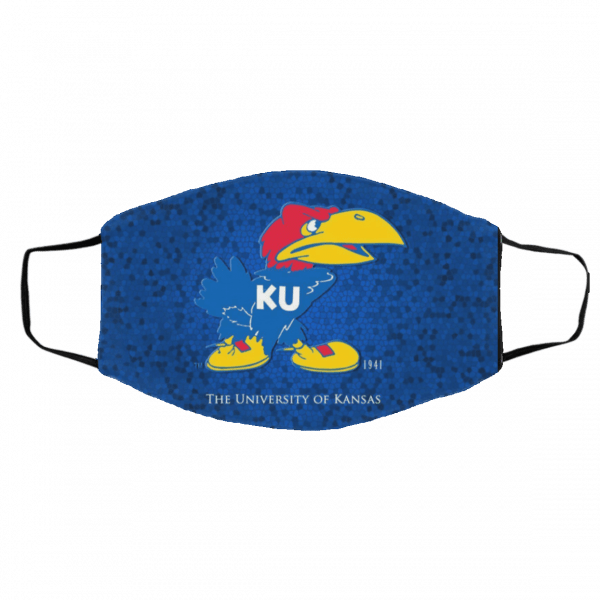 Kansas Jayhawks The University Of Kansas Face Masks