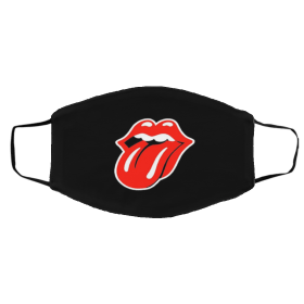 Rolling Stones Tongue Face Mask