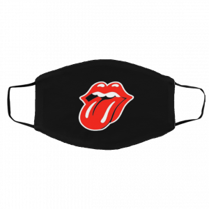 Rolling Stones Tongue Face Mask