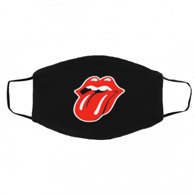 Rolling Stones Tongue Face Mask