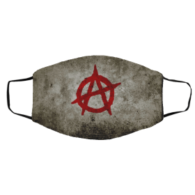 Anarchy Symbol Face Masks