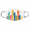 Be Kind Hand Sign Language Racist Face Mask
