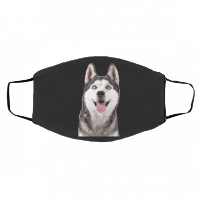 Love Dog Mouth Alaska Dog Smile Face Mask