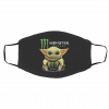 Baby Yoda Monster Just Drink It Face Mask