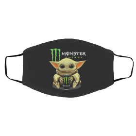 Baby Yoda Monster Just Drink It Face Mask