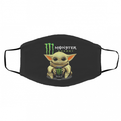 Baby Yoda Monster Just Drink It Face Mask