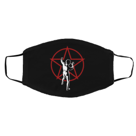 Rush rock band face mask