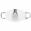 Eye Chart If You Can Read This You’re Too Close Face Mask