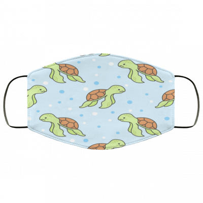 In a world Where you can be anything be kind sea turtle Face Masks