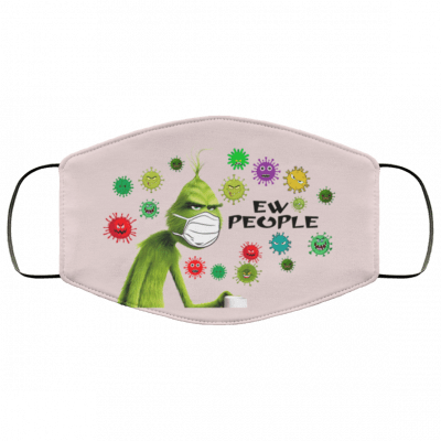 Six Feet People Grinch Face Mask