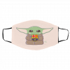 Baby Yoda Hug FC Barcelona Face Masks