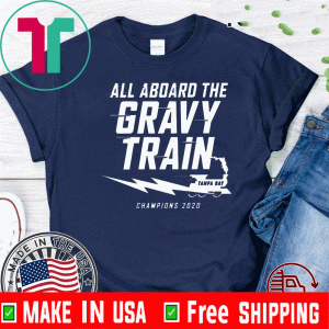 ALL A BOARD THE GRAVY TRAIN 2020 Stanley Cup Champions T-SHIRT