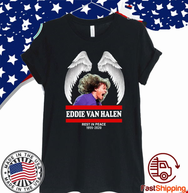 Eddie Van Halen Rest In Peace 1955 2020 Tee Shirts